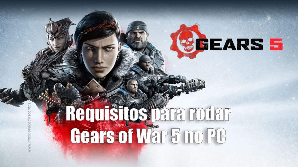 Veja quais são os requisitos mínimos para jogar Gears 5 no PC