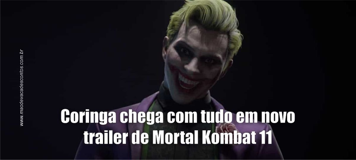 Mortal Kombat 11 terá Coringa e Exterminador do Futuro como