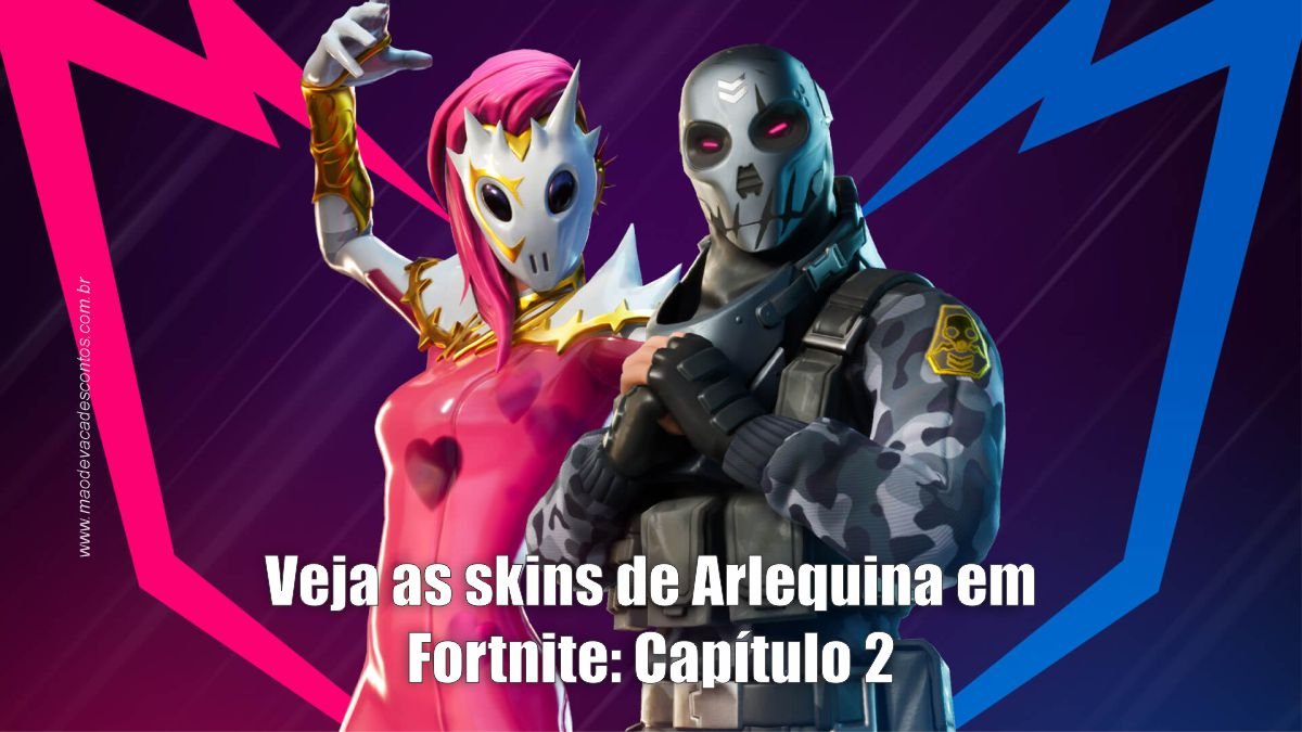 Vazam skins de Arlequina em Fortnite: Capítulo 2