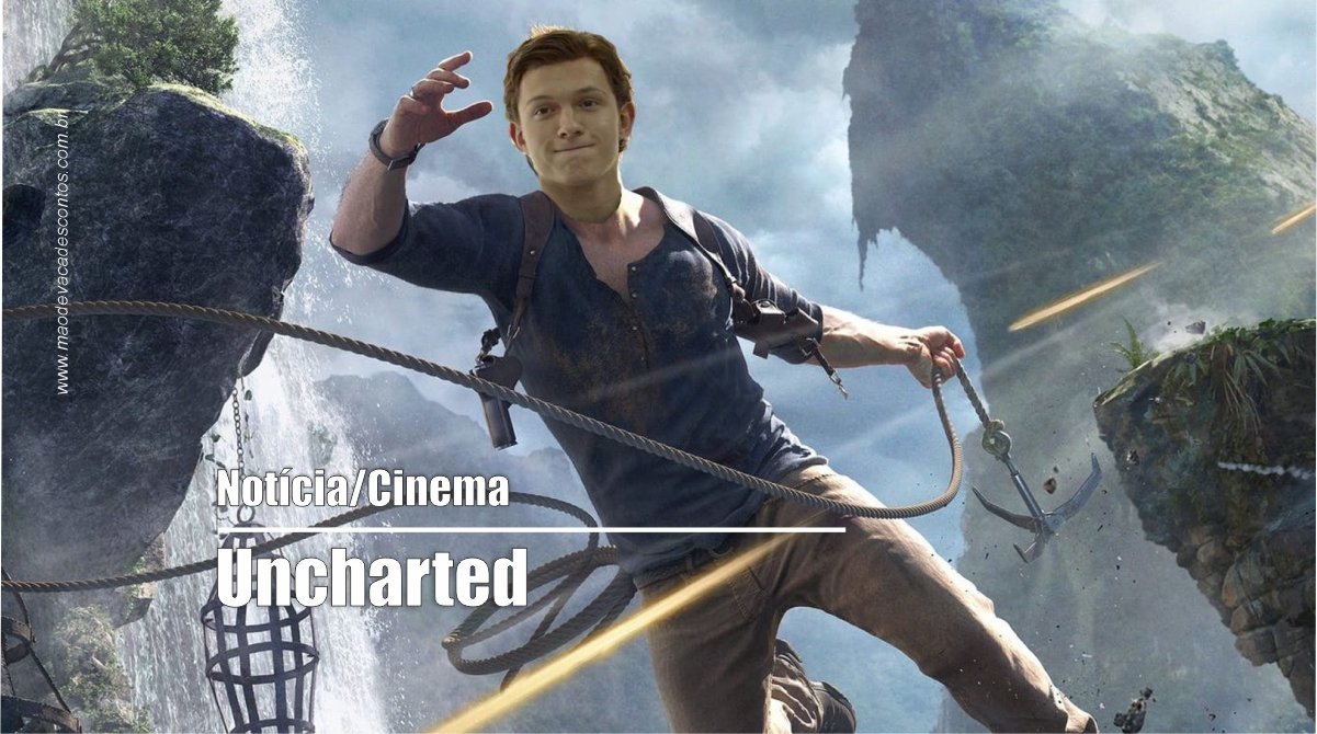 Tom Holland como Nathan Drake na primeira imagem oficial do filme