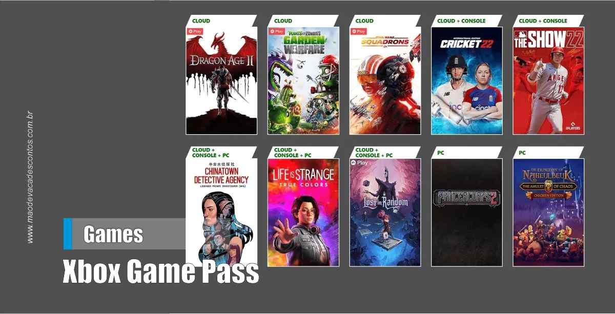 Xbox revela próximas entradas no Xbox Game Pass