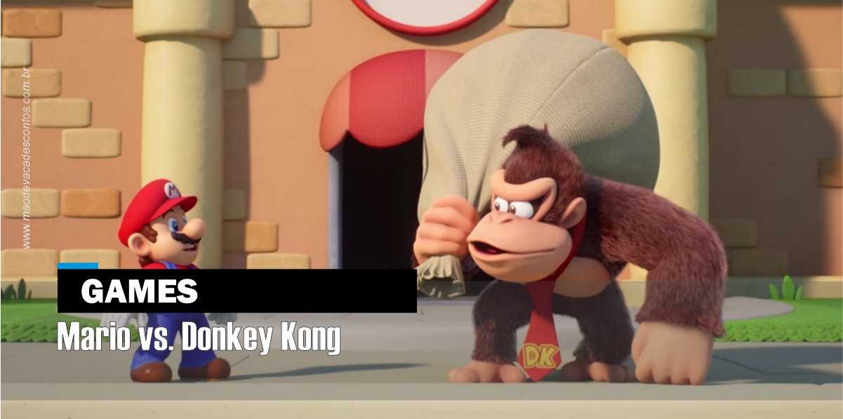 Mario vs. Donkey Kong é anunciado para o Switch e chega em 2024